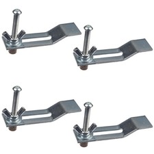 4 PCS Adjustable Undermount Sink Clip Bracket Heavy Duty Hardware With Screws