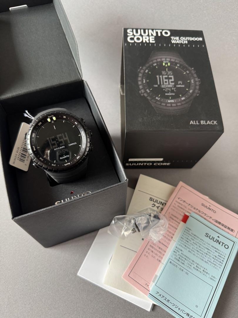 Suunto デジタル腕時計 ブラック　　コア　箱無し 週末限定値下げ‼️ SUUNTO(スント) / クォーツ腕時計/デジタル/OW191/コアアルファ