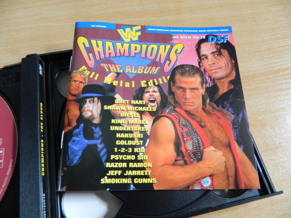 WWF Champions - The Album - CD - Full Metal Edition (1996) Wrestling - Bild 4 von 4