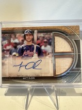 2025 Topps Museum Collection-Matt Olson-Dual Relic AUTO, #101/176