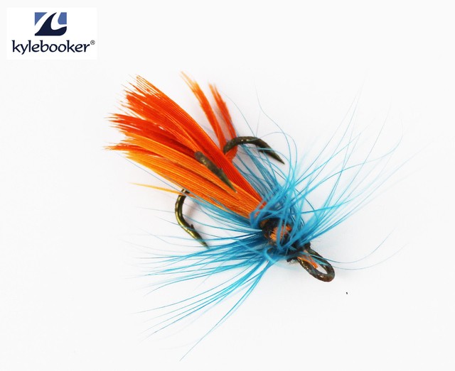 12pcs Assortment Trout Fly Fishing Flies Treble Hooks Wet Flies Baits Feather - 