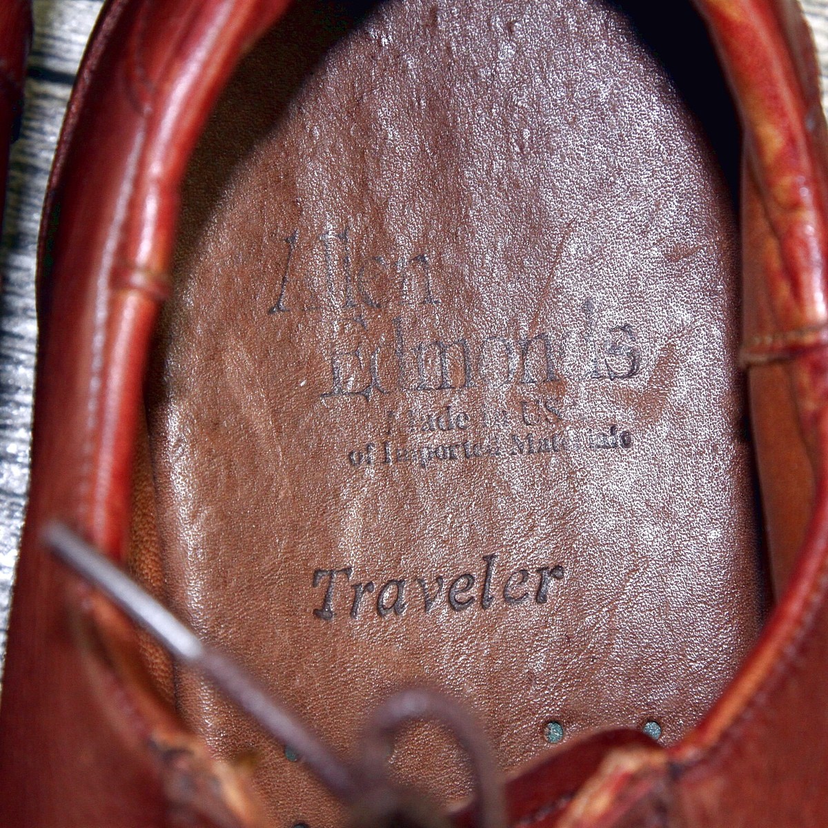 Allen Edmonds TRAVELER 8 D Chili * new Bags (add $15 new Shoe Trees) Full-Toe Cedar Shoe Trees | Men main image 3