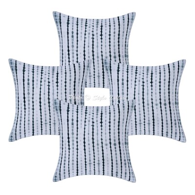 Boho Hippie Yoga Pillow Case Cushion Cover Green Shibori Bohemian Tie Dye