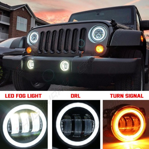 Pair Bumper LED Fog Lights Fit For 2005 2006 2007 2008 2009 2010 Chrysler 300 - Bild 2 von 13