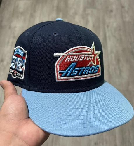 Hat Club Exclusive Cool Fashion Rockets Crossover Astros New Era Fitted Size 7