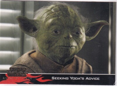 Topps 2005 Revenge of the Sith Star Wars No. 38 Seeking Yoda's Advice