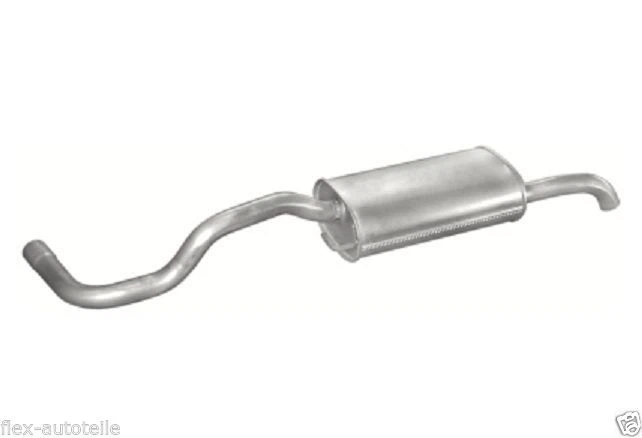 Silencieux pour VW Polo Classic Variant Seat Cordoba Vario 1,6 1,4 - Photo 2/3