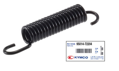 6 Molle Per Cavalletto Laterale In Acciaio Per E-Bike E Bici – Doppio Gancio, Lunghezza 160 Mm, Colore Oro