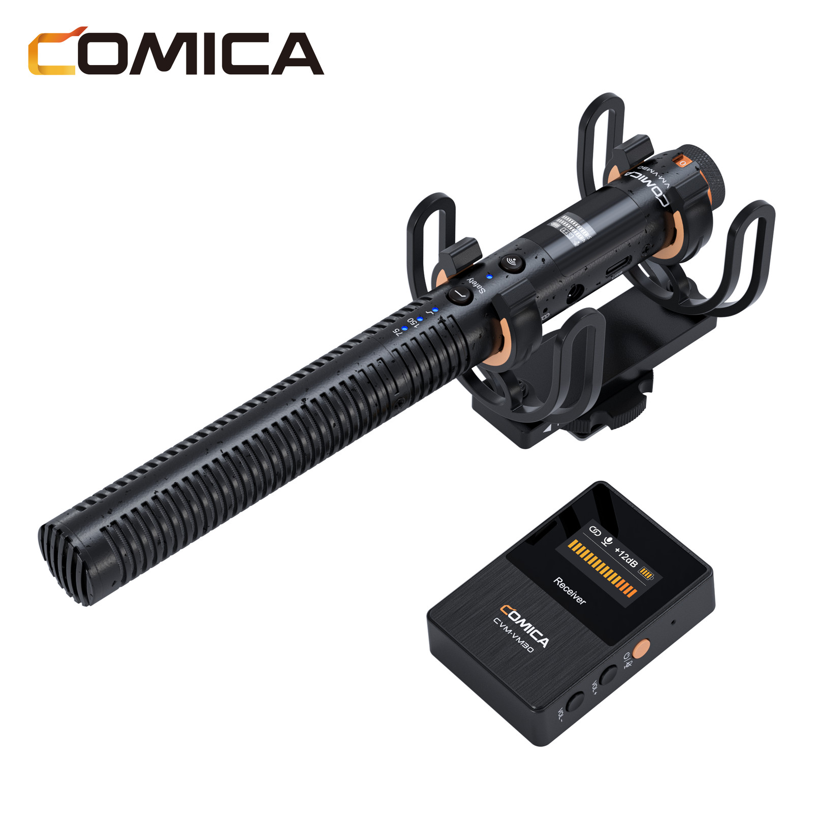 Microphone fusil Comica CVM-VM30 V2 sur YouTube et tournages extérieurs