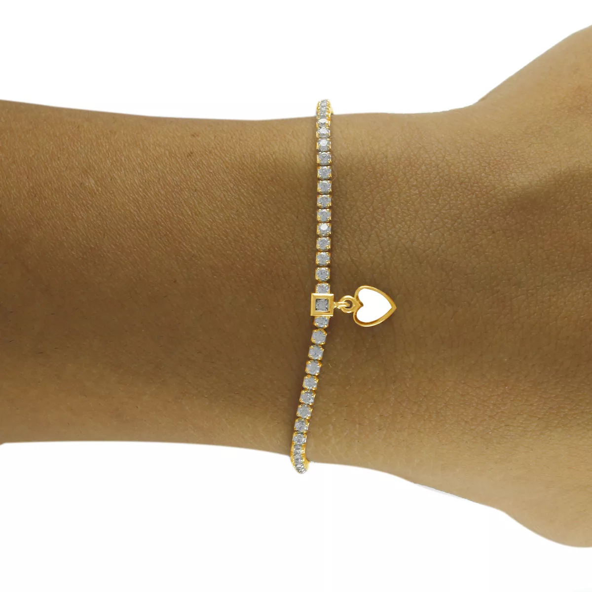 Charm tennis best sale bracelet