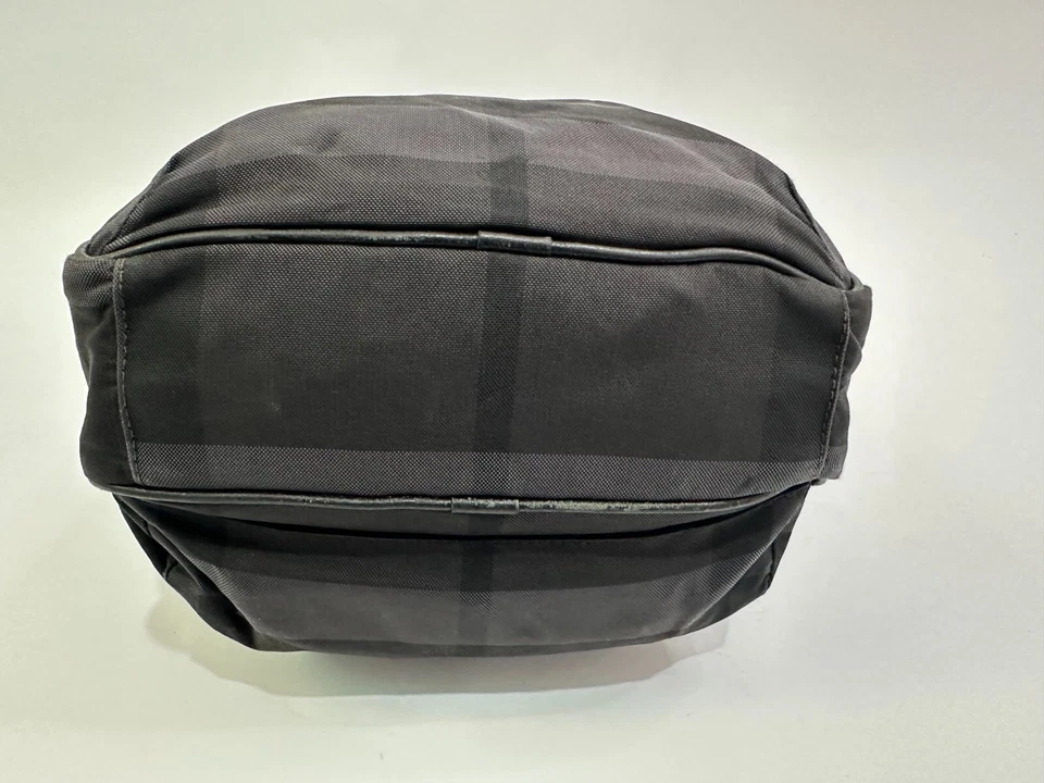 Bolso Mensajero BURBERRY Cremallera Cuadros Ahumados Lona Pequeño Foto 3 de 4