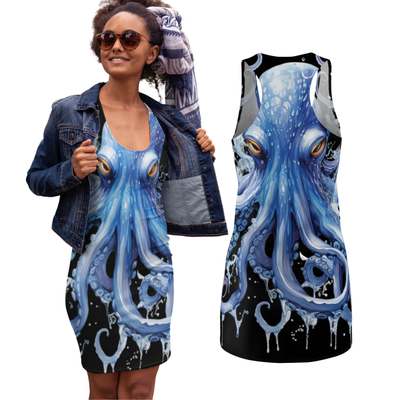 blue octopus dress Rent Keepsake The Label Sky New Look Mini Dress
