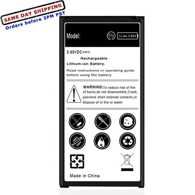 High Capacity 6820mAh Extended Slim Battery Fits For Samsung Galaxy S5 SM-G900T