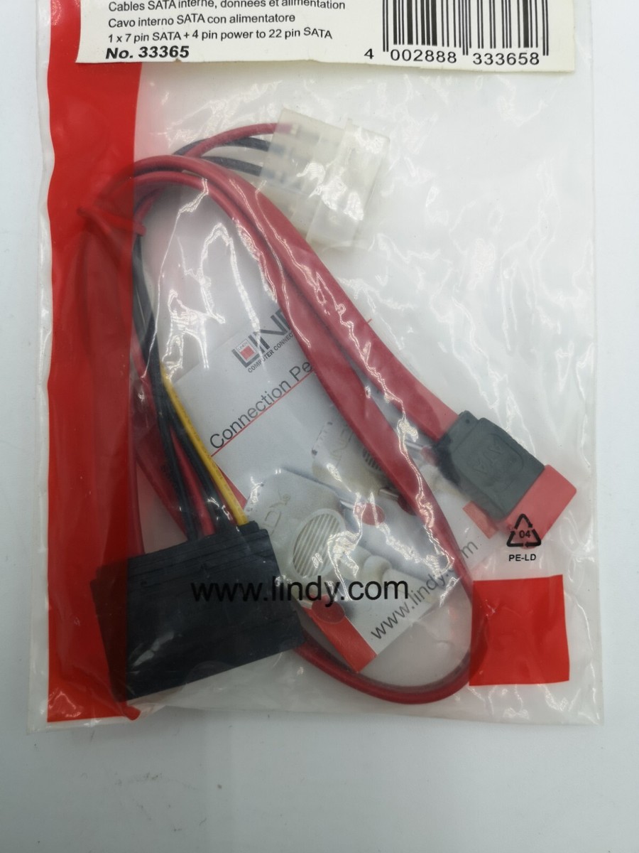 ROLINE Internal Y-Power Cable, SATA To 3x, SATA Câble D'alimentation