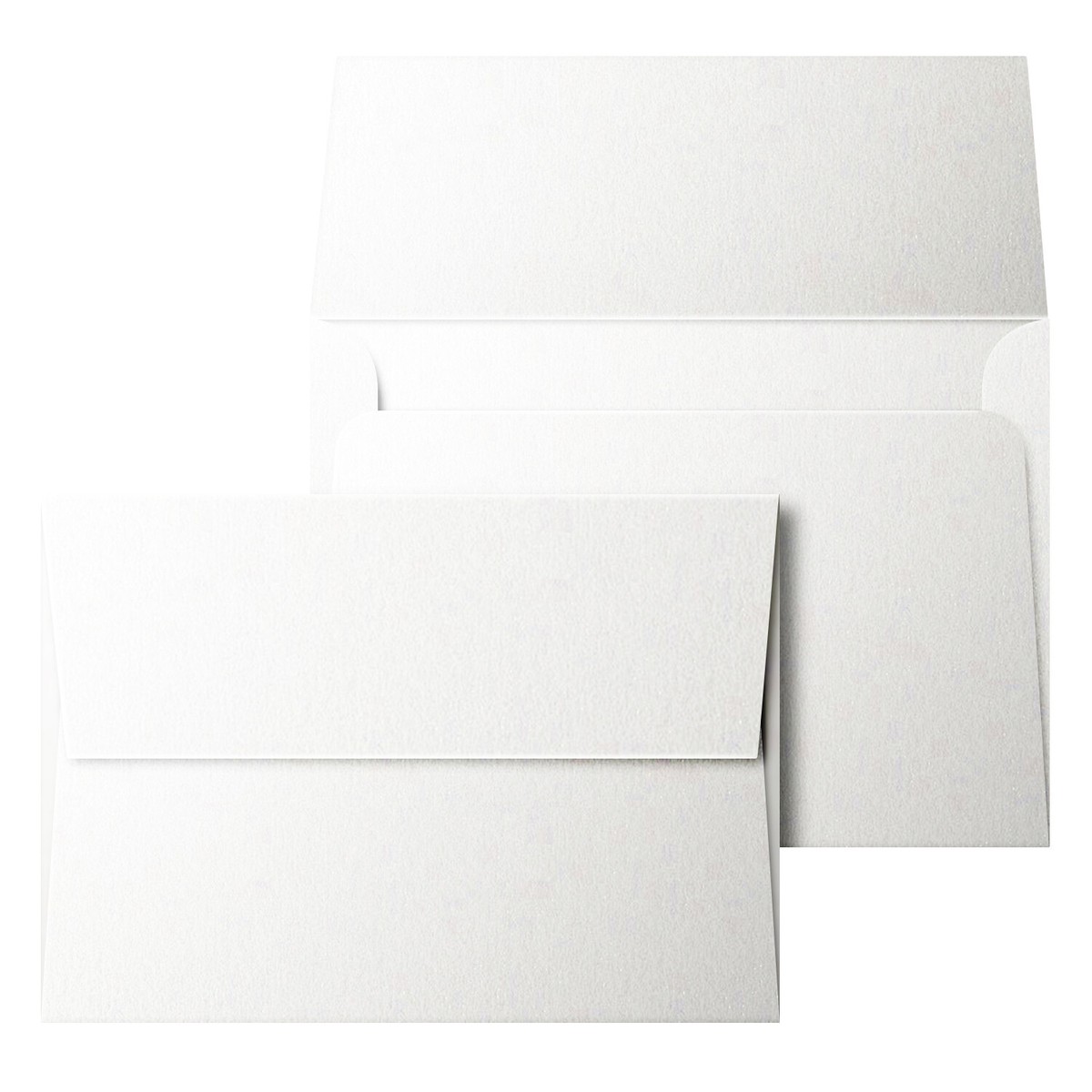 Curious Metallic, Ice Silver, A7 Invitation Envelope, 7 1/4 x 5 1