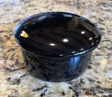 Better Butter & Beyond French Butter Bell Black Porcelain Butter Keeper Dish New
