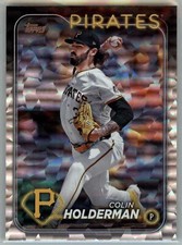 2024 Topps Update Series - Colin Holderman #US172 Silver Crackle Foilboard