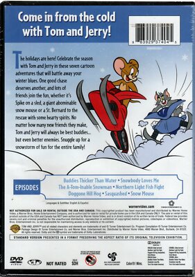 WINTER PACKAGE 2023 DVD付き Tom and Jerry's Winter Wackiness (DVD, 7 episodes) NEW