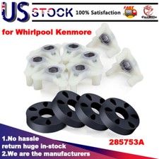 4Pack Washer Coupler Coupling w/ Metal Insert Kit 285753A For Whirlpool Kenmore