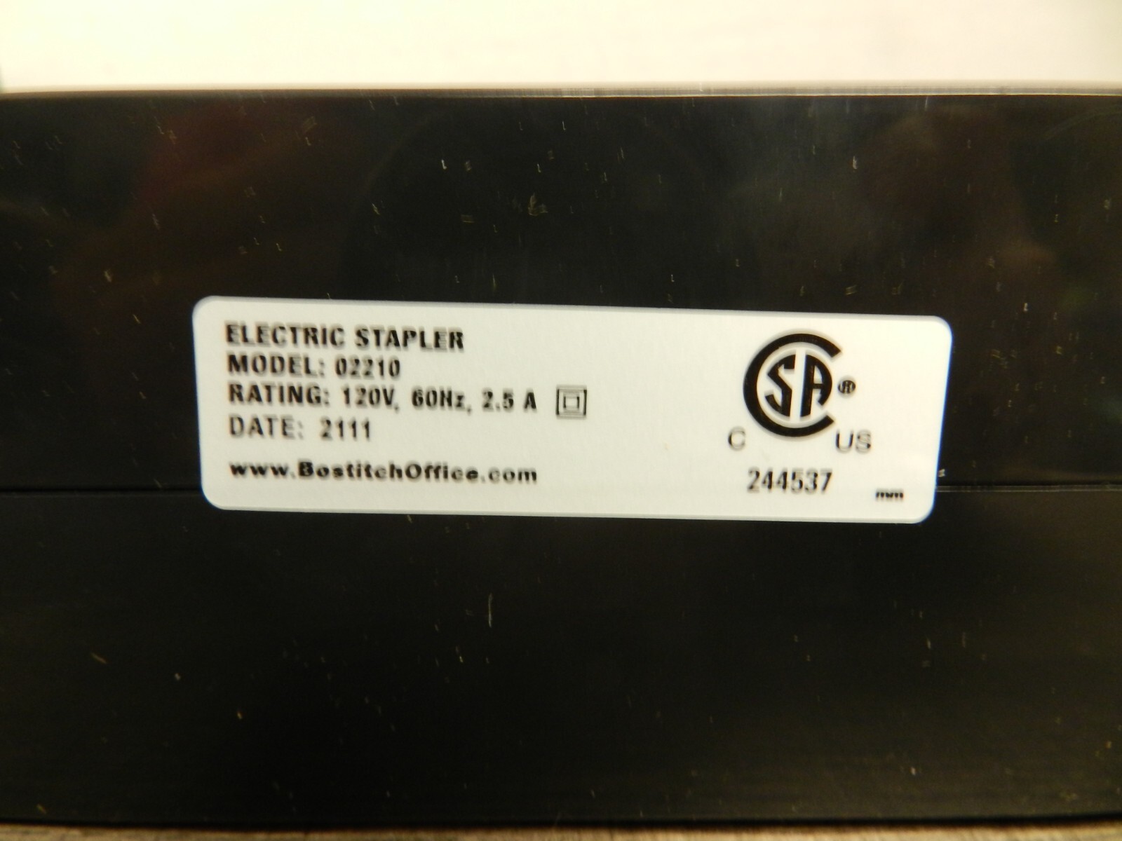 Stanley Bostitch Model 02210 Automatic Electric Stapler Tested Works Perfectly 77914022107