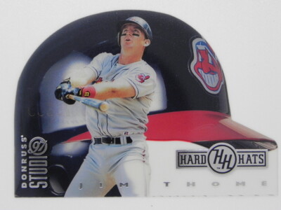JIM THOME SERIAL NUMBERED HARD HARTS DONRUSS STUDIO 97 CLEVELAND INDIANS CARD #9
