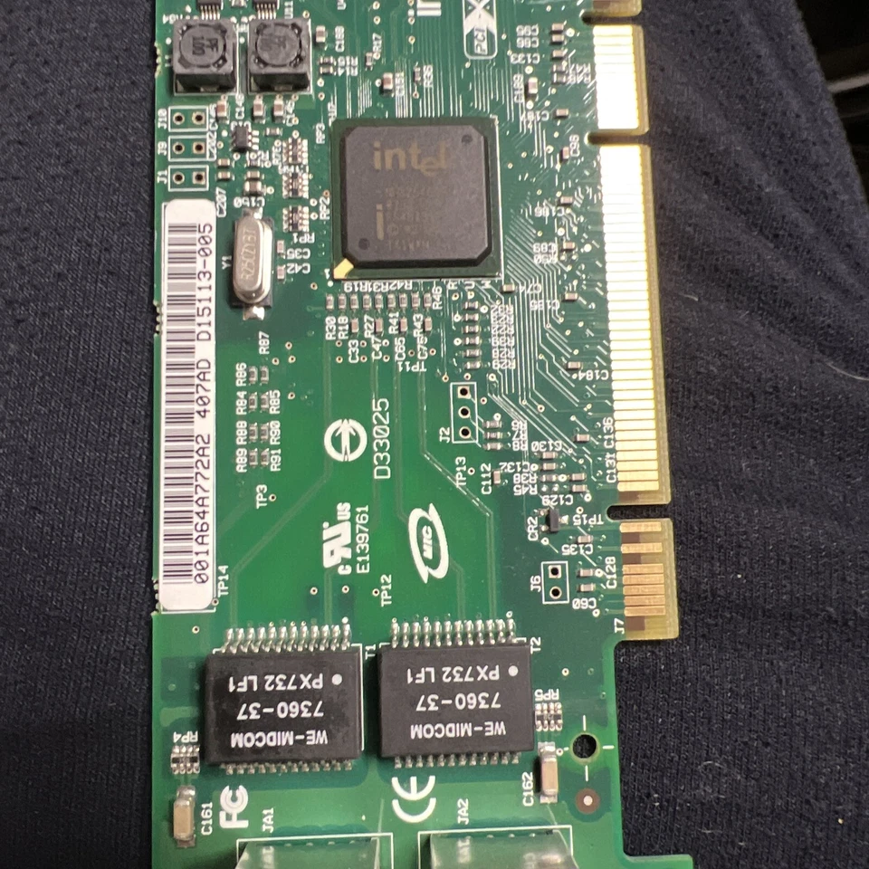 Intel pci 133 d33025 dual port server adapter! - Image 3 of 4