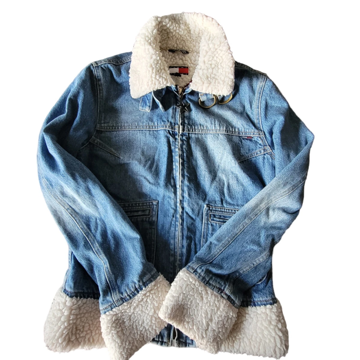 Tommy hilfiger denim sherpa jacket sale