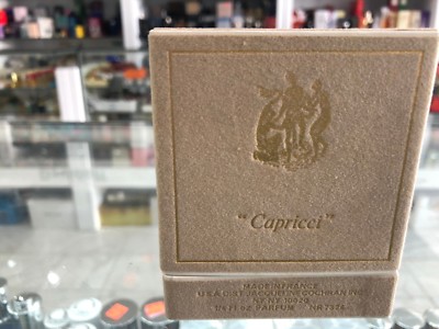 NINA RICCI ''CAPRICCI'' PARFUM 1/4FL OZ SPLASH | eBay