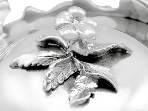 Antique Victorian Sterling Silver Mustard Pot (1844) - Foto 11 di 15