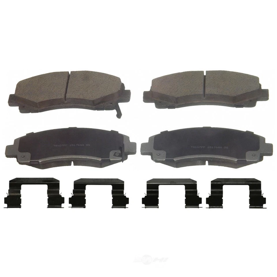 Juego de 8 pastillas de freno de disco de cerámica Wagner delanteras y traseras para HONDA RIDGELINE 07-11 Foto 4 de 4