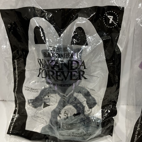 McDonalds Happy Meal Toy Black Panther Wakanda Forever, #7, #8, # 9 New Sealed - Picture 2 of 4