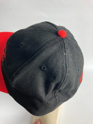 Coca Cola Promo Merchandise Soft Drink Cap Hat Adjustable Black Red 1990s Summer - Picture 4 of 5
