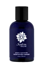 Sliquid Satin Natural Intimate Moisturizer Lube 4.2oz - Water-Based Lubricant