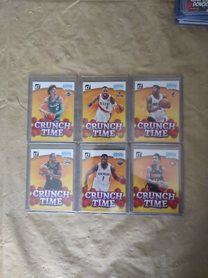 2022 Donruss Crunch Time Ball/Damian Lillard Press Proof Gold.  Get All 6   