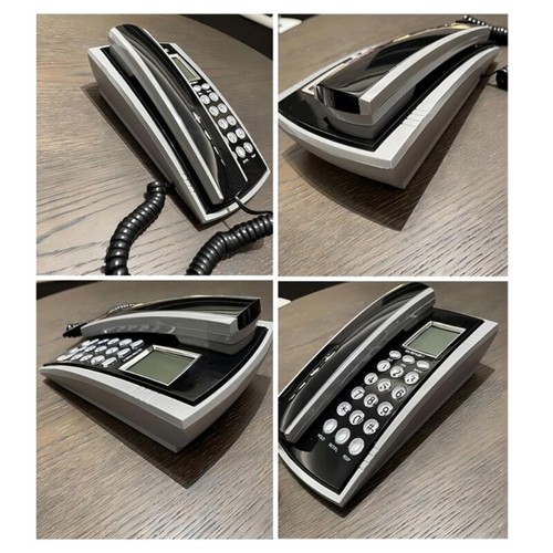 KX~071 Desktop Corded Telephone LED Display Fixed Landline Phone Call Memory - Zdjęcie 4 z 10