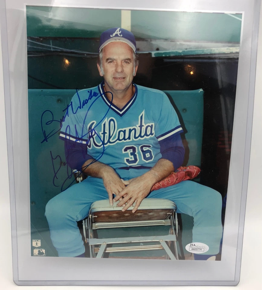 Gaylord Perry Atlanta Braves Autograph Signature JSA Authentic 8"x10" Photo COA - Image 2 of 4