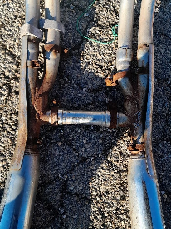 Tubos de escape de stock de uso para modelos policiales Kawasaki Kz1000p Foto 2 de 4