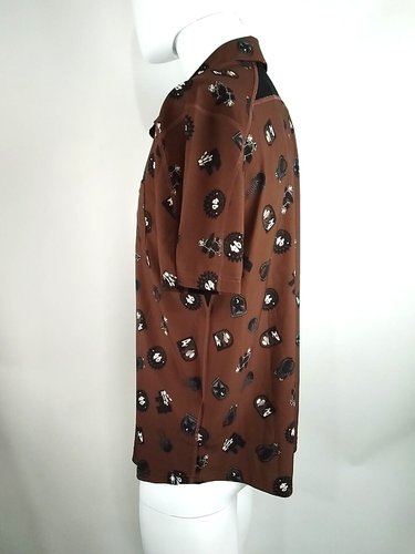 Smartwool Men Everyday Short Sleeve Button Down Shirt Brown Medium 17017-P67 - Picture 4 of 11