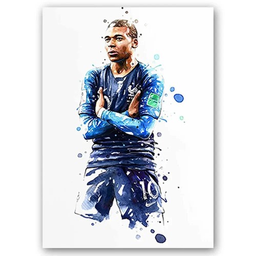 Wrapped Canvas Soccer Star Wall Art Poster Dorm Room Home Decor ready to hang - 第 32/56 張圖片