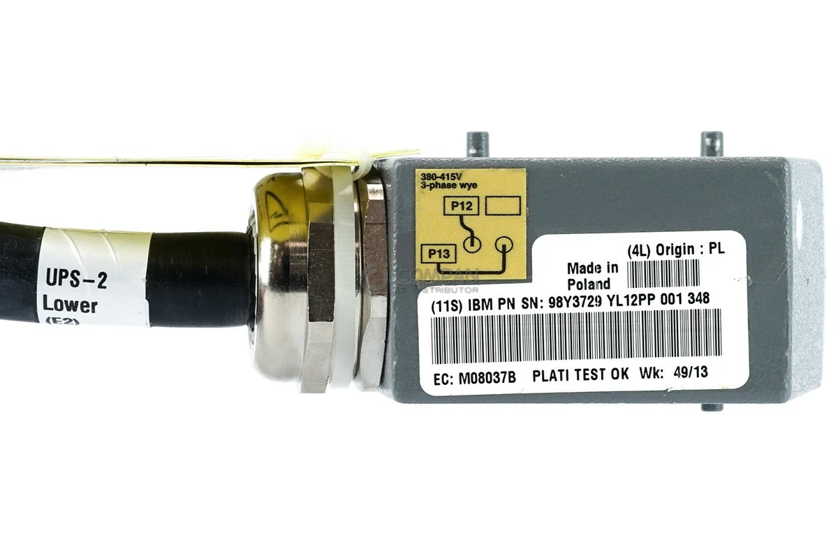 98Y3729 IBM FC 1081 POWER CABLE DPI 32A FOR DS8870 4.8M | eBay