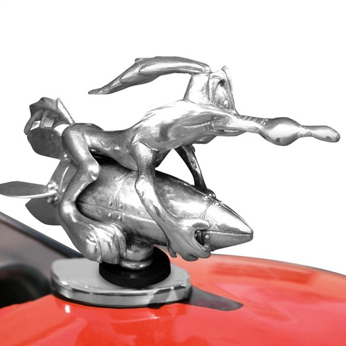 Car Ornament Wile E Coyote Badge Mechanic Front Hood Decoration Auto Accessories - Picture 5 of 12