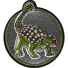 Dinosaurier Figuren Aufn&auml;her Kinder Patch Ankylosaurus Patch Dino Patch 75x90mm