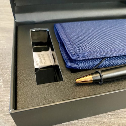 L & Co Timepieces Blue Strap Watch Wallet & Pen Gift Set Present Time Pieces New - Picture 11 of 14