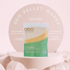 Natural Hard Wax Beads Pellets 2.2lbs/1kg, Stripless Depilatory Waxing Bikini