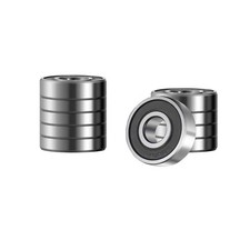 10Pcs 6001 2RS Double Rubber Sealed Steel Miniature Deep Groove Ball Bearings