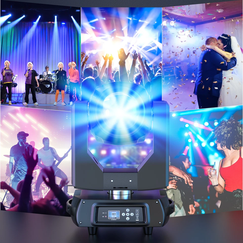 380W 20R Beam Moving Head Bar Light Rainbow Stage Effect Lighting DJ Disco Light - Image 3 of 4