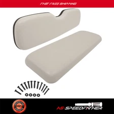 Fits E-Z-GO RXV GTW Models Wheat Rear Golf Cart Cushion Set