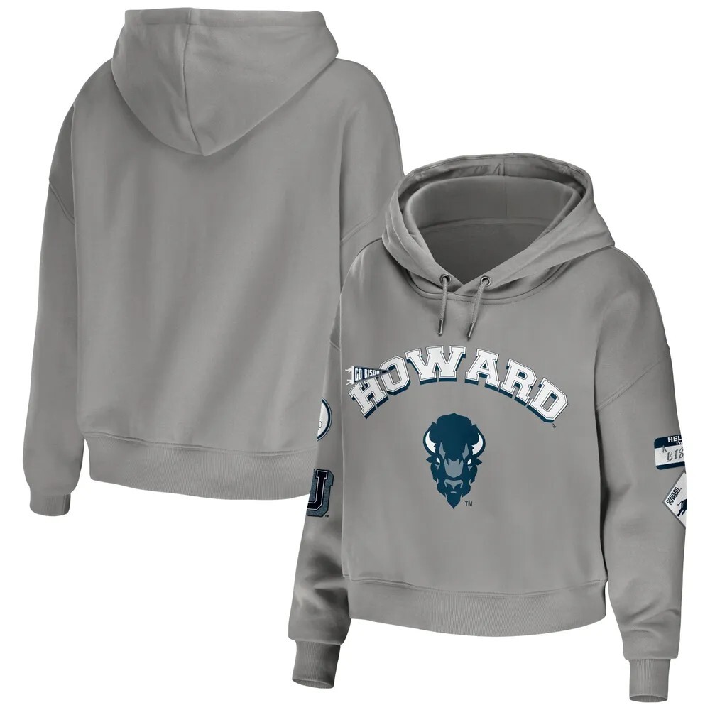 WEAR Howard Bison Women's Cropped Hoodie Size L