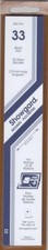Showgard Stamp Mount Strips 33mm Black UK Issues, Miscellaneous Foreign 1 Pack
