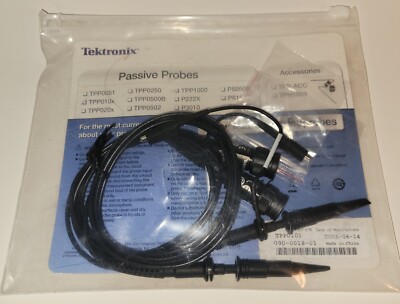 2 Pack of NOS TEKTRONIX TPP0101 10MΩ 12pF 100Mhz 10X Passive Scope Probes